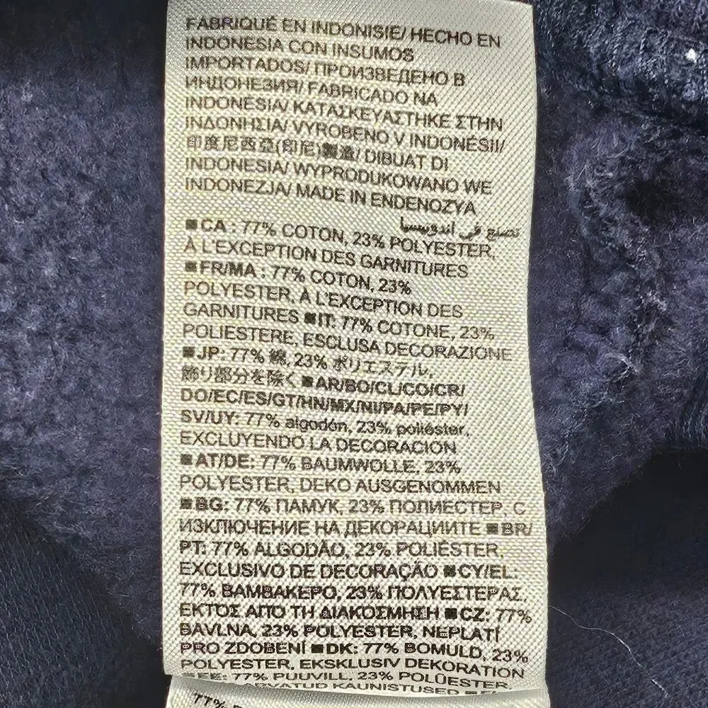 BABY GAP NAVY CREWNECK SWEATSHIRT – SIZE 2 YEARS – COTTON BLEND CASUAL PULLOVER